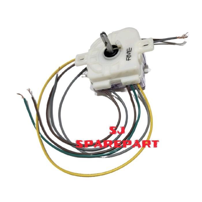 TIMER WASH 6 KABEL MESIN CUCI AQUA 2 TABUNG - TIMER MESIN CUCI AQUA 6 KABEL