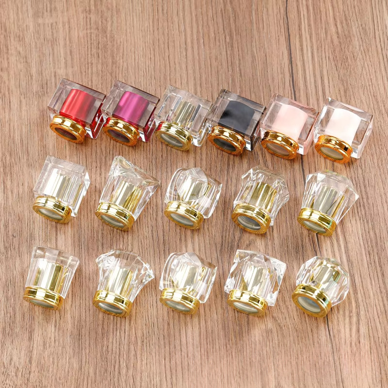 15mm Perfume Bottle Cap bayonet perfume bottle press universal lid with colour clear acrylic glass