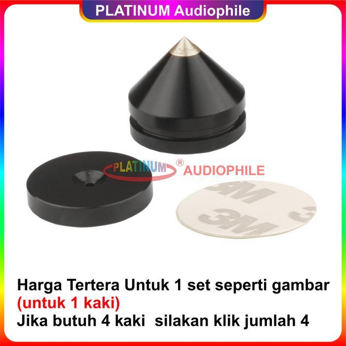 "New" Speaker Spike Kaki Box Amplifier Audio Stand Aluminium Alloy Gold Black Silver SS-2323