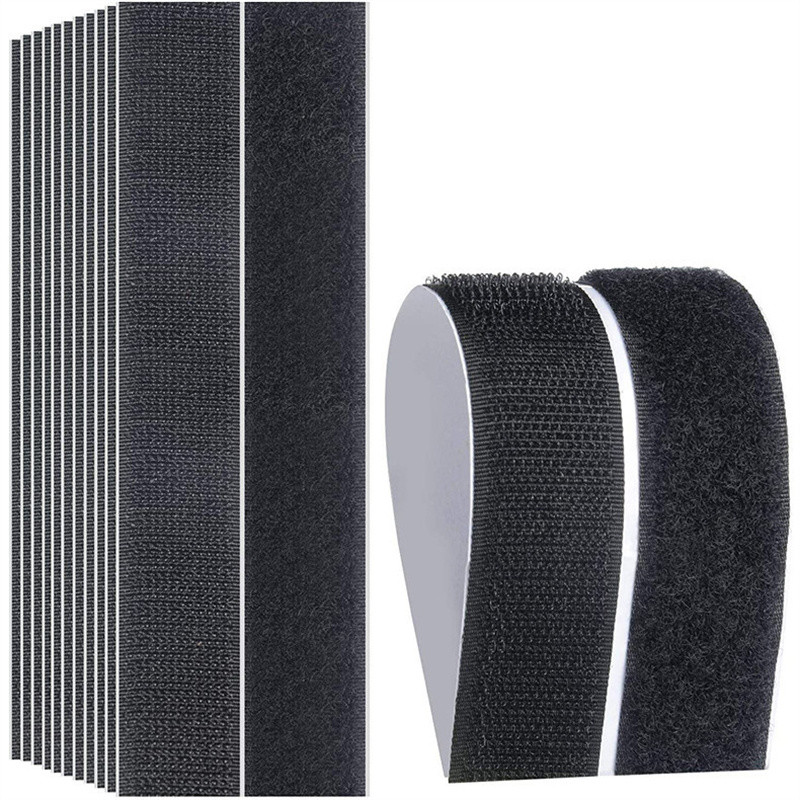 1M Strong Self Adhesive Hook and Loop Fastener Tape Double Side Adhesive Tape with Glue Sticker