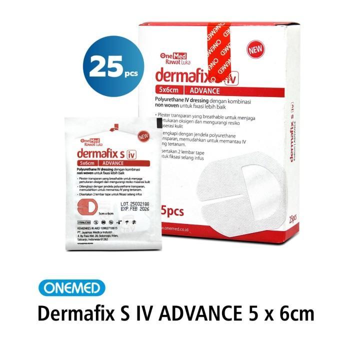 DERMAFIX S IV DRESSING ADVANCE 5 X 6 CM ONEMED BOX ISI 25PCS