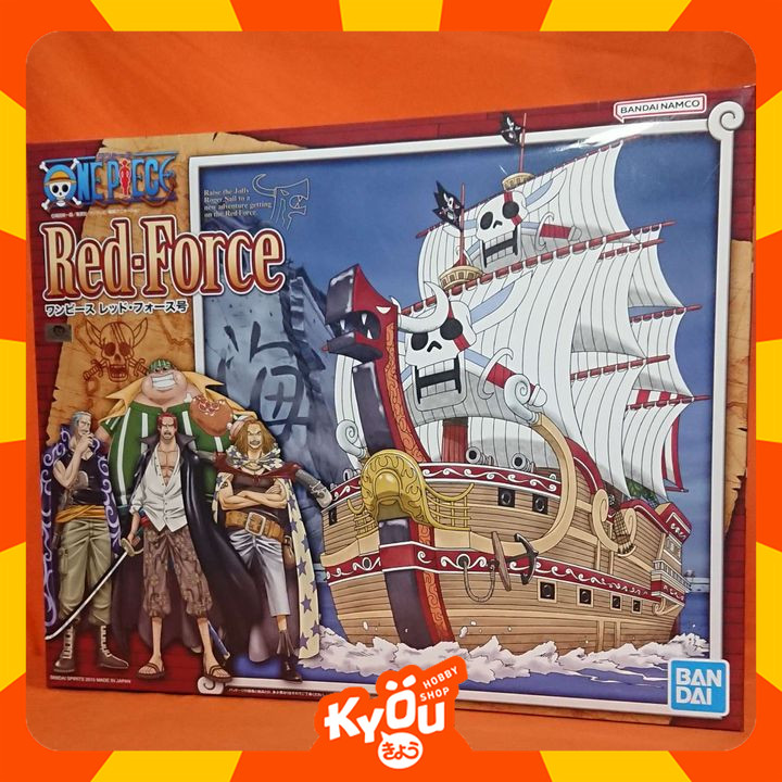 Grand Ship Collection MG Red Force with Red-Haired Shanks Crew Model Kit