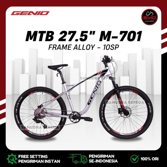 Sepeda Gunung MTB 27.5 United Genio M-701 Alloy Hydrolic 10SP Murah BDG