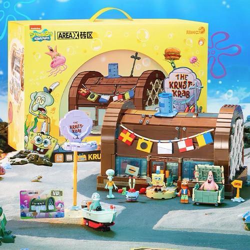 Area X Spongebob The Krusty Krab Brick Susun Bangunan