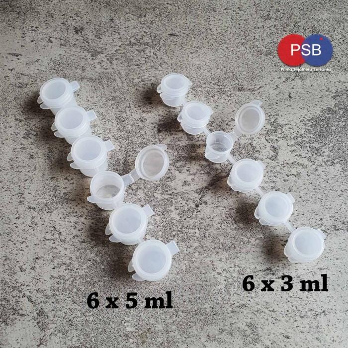 Wadah cat / Tempat Cat / Pot cat / Tube tinta 3ml & 5 ml