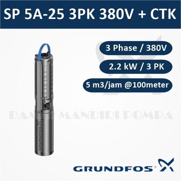 Pompa Submersible Grundfos SP 5A-25 380V