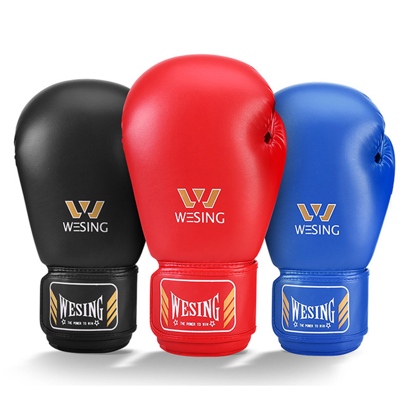 Wesing 8/10/12Oz Kids S Mma Muay Thai Boxing Gloves Sanda Punch Bag Glove Kickboxing Wushu Martial