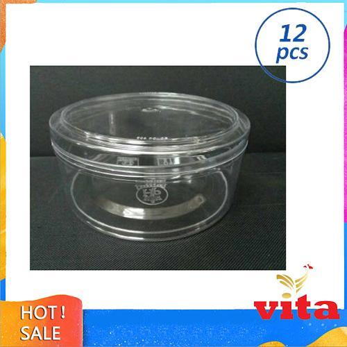 TOPLES PLASTIK KUE 500GR BULAT PER 12PCS
