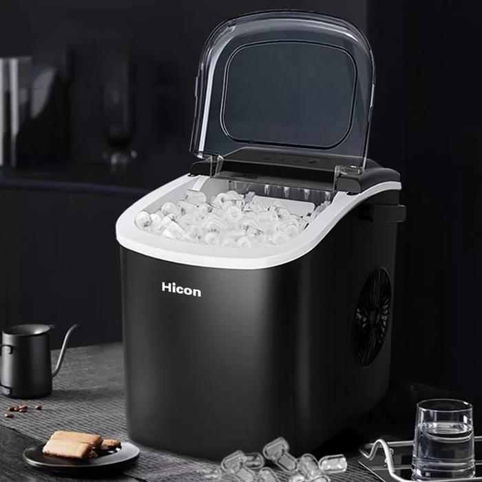 Mesin es batu HICON 15 kg es bulat Rumah Tangga Komersial Mini