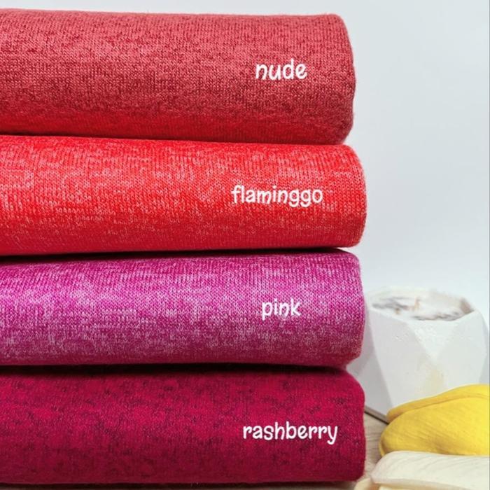 kaos polos lengan panjang knite rajut premium