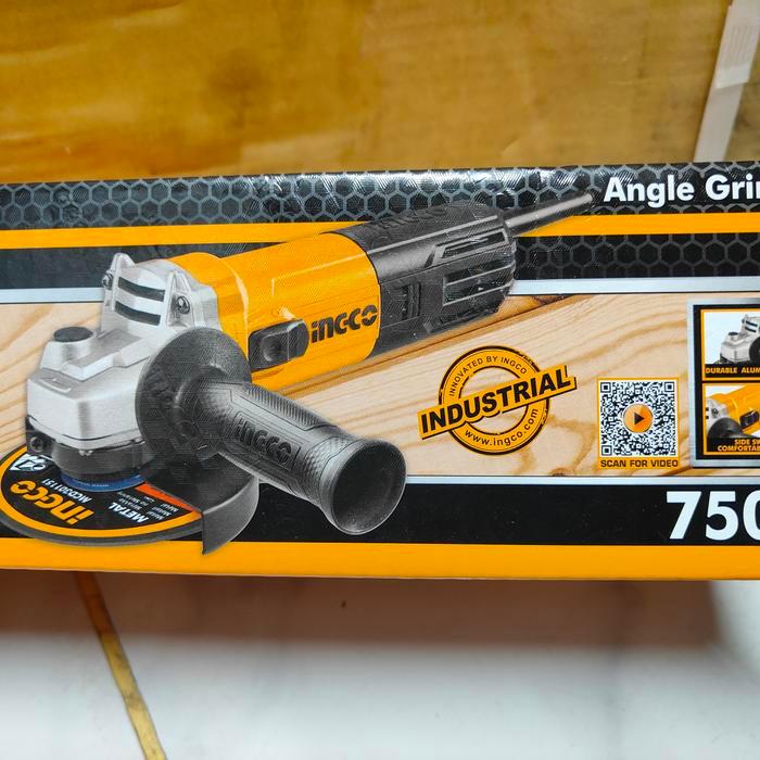 Ingco Gurinda Gerinda 750Watt 4 Inci Tombol Samping