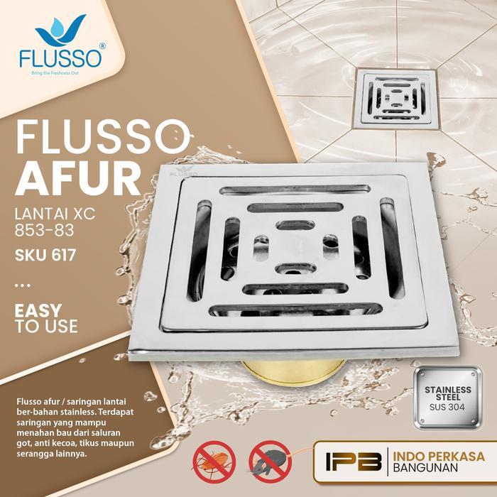 FLUSSO Afur Lantai Saringan Got Kamar Mandi Afur Got Up Down Kamar Mandi 618