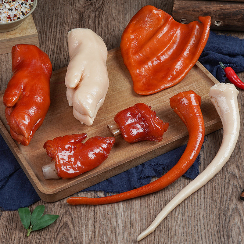 Simulation Braised Pig Feet Fake Braised Pig Trotters Artificial Braised Meat Model Pig Ear Fresh
