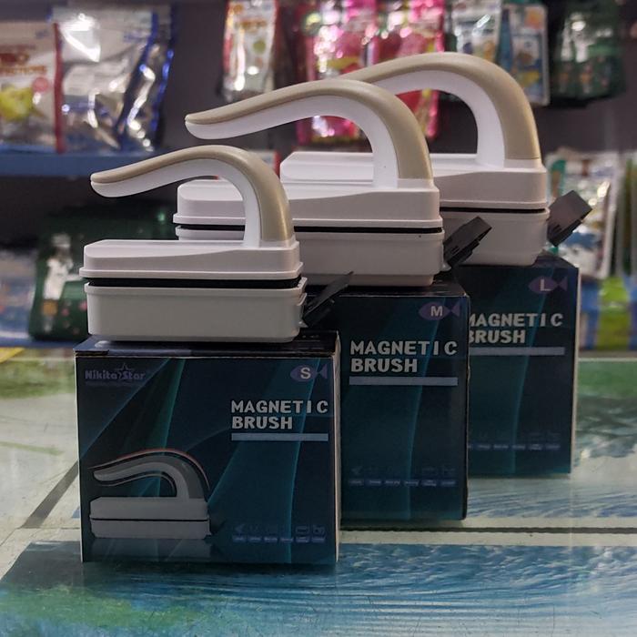 PEMBERSIH KACA AQUARIUM MAGNET PEMBERSIH AQUARIUM GOSOKAN KACA
