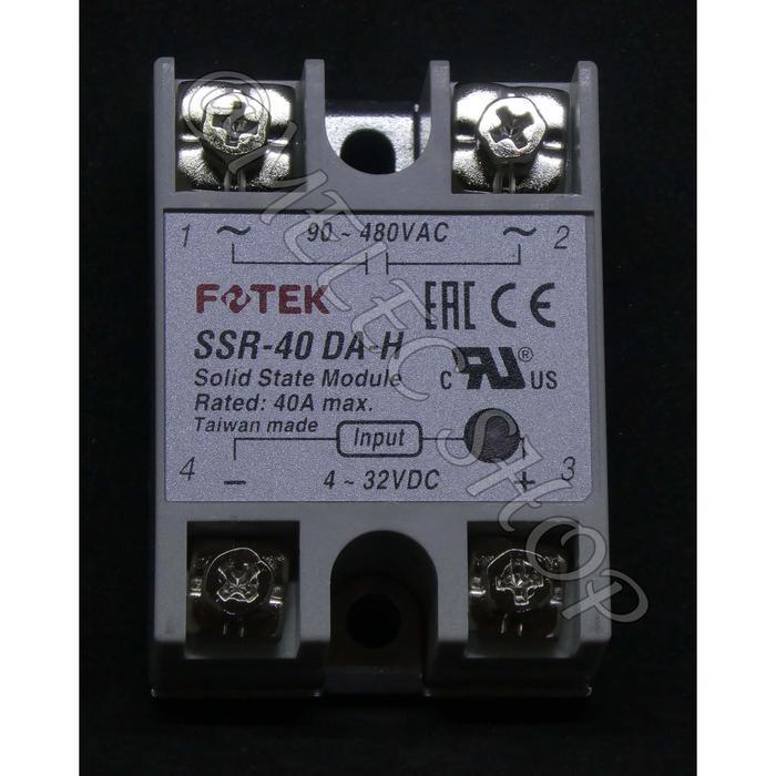 Solid State Relay Module Ssr-40Da-H Fotek Ssr-40 Da-H