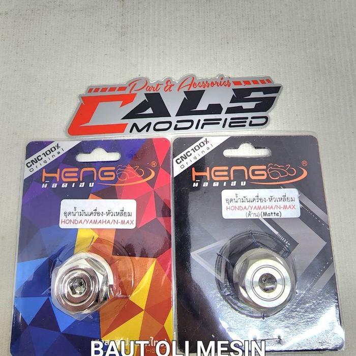 Baut Oli Mesin 2Kunci Stainless Hexagonal Yamaha Honda Ninja 2Tak Heng
