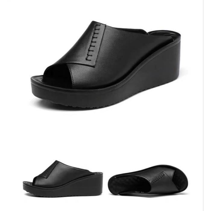 Sale Terlaris Sandal Wedges Wanita Hak 5Cm/Sandal Wanita Wedges Karet