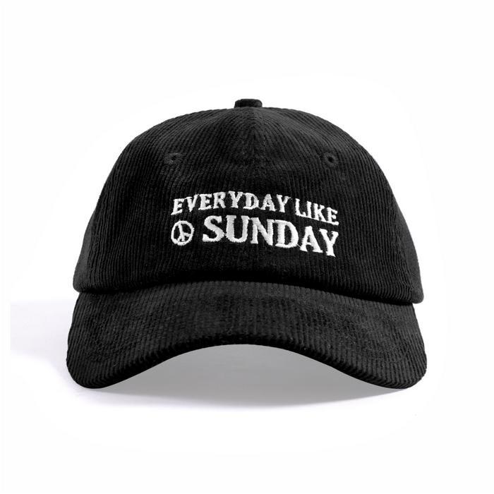 Waveblast Hat Baseball - Sunday Corduroy Black