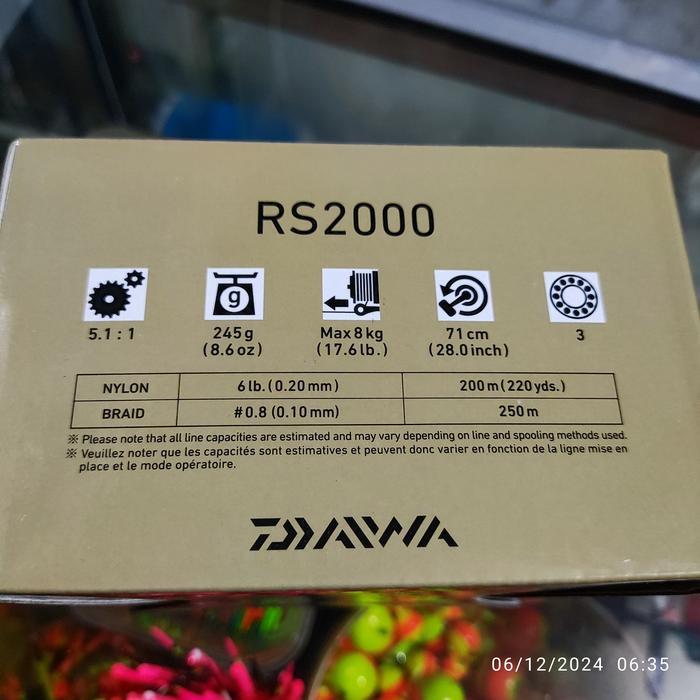 REEL 2023 DAIWA RS SPINNING