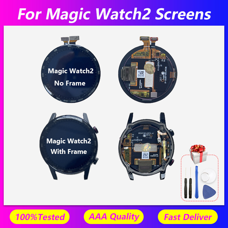 For HuaWei Honor Magic Watch 2 LCD Touch Screen OLED Display Digitizer Assembly For Honor Watch2