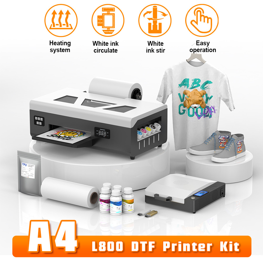 A4 DTF Printer Impresor A4 L805 DTF Printer Direct Film Printer With INK Textile Fabric T-shirt