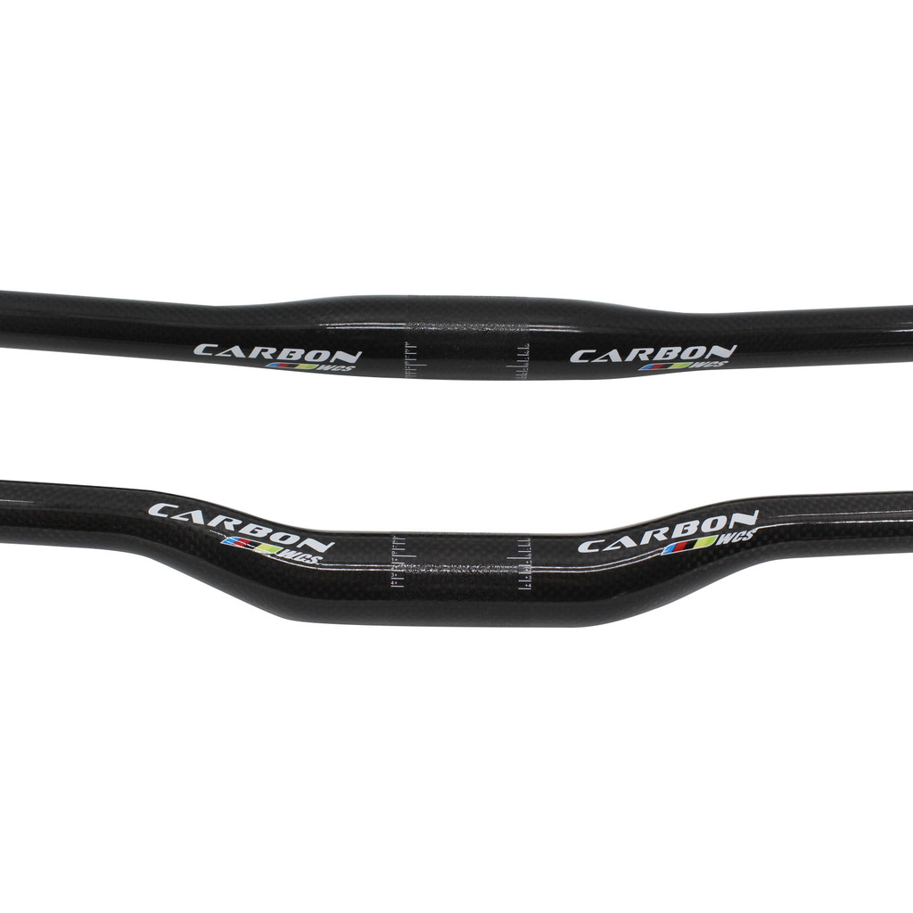 Brand New Mountain Bike 3K Full Carbon Fibre Handlebar Carbon Bicycle Handlebar Flat Rise MTB carbon
