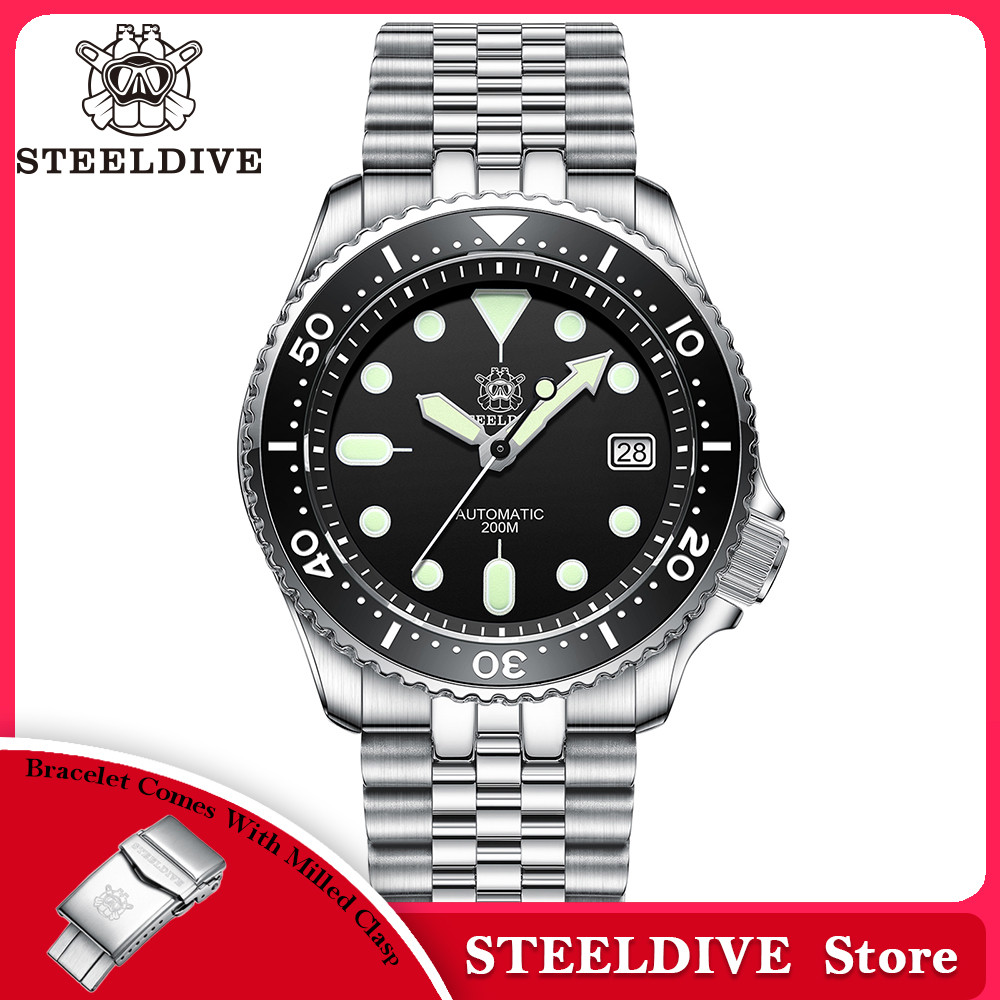 Steeldive SD1973 Men's watch Dive Watch Automatic Mechanical Men's watch NH35 Super Luminous Diver