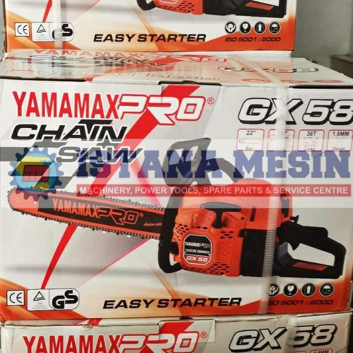 MESIN POTONG KAYU SINSO SENSO MINI YAMAMAXPRO CHAINSAW GX 58