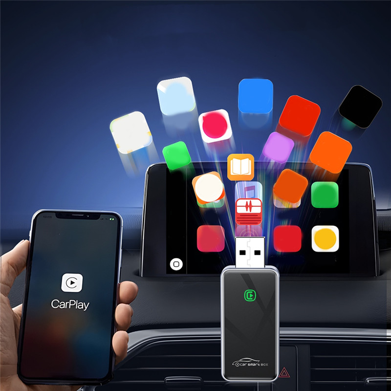 Wireless Carplay Adapter Carlife Box Wired To Wireless Carplay Car Smart Navigation Wireless
