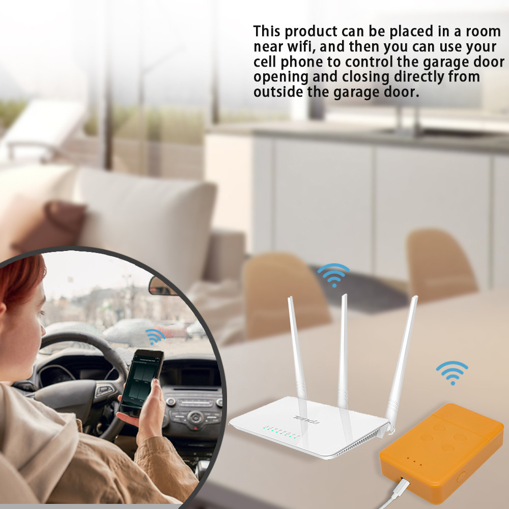 For Keeloq Wisniowski 433.92MHz Smart WIFI Remote Control Tuya RF Bridge Connector USB 5V No Wiring