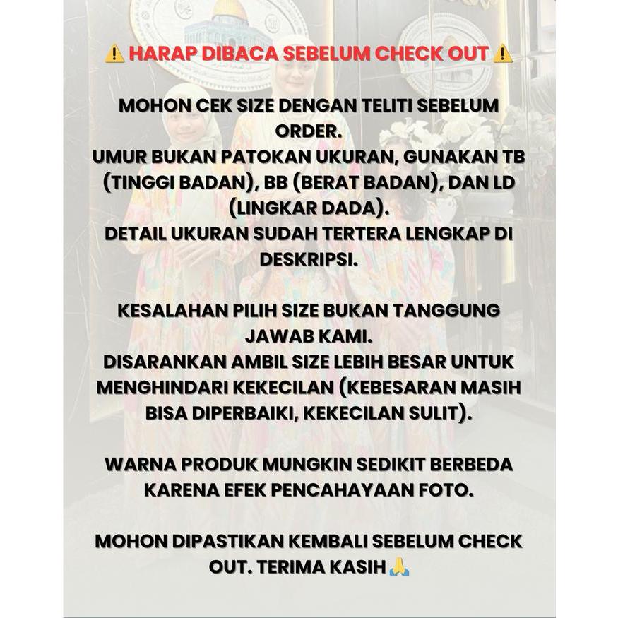 Gamis Ara Gamis Couple Mom And Kids Couple Mama Dan Anak Perempuan Gege Couple Clothing Pasti Promo