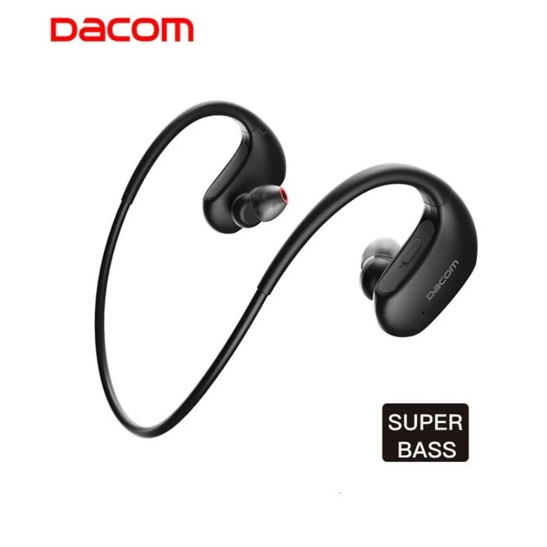 DACOM Bluetooth Earphone IPX7 Professional Waterproof Wireless Headphone Handsfree Stereo Bass