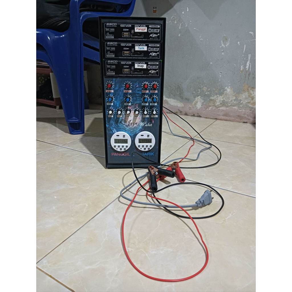 ampli walet/mesin walet/cd room walet 8 chanel stereo 2 timer bisa (COD)