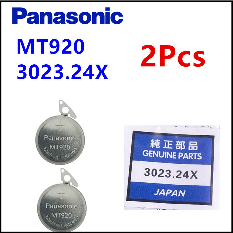 2Pcs Original Panasonic 3023 24X MT920 3023.24X Watch Kinetic Energy Battery For Seiko 5J21 5J22