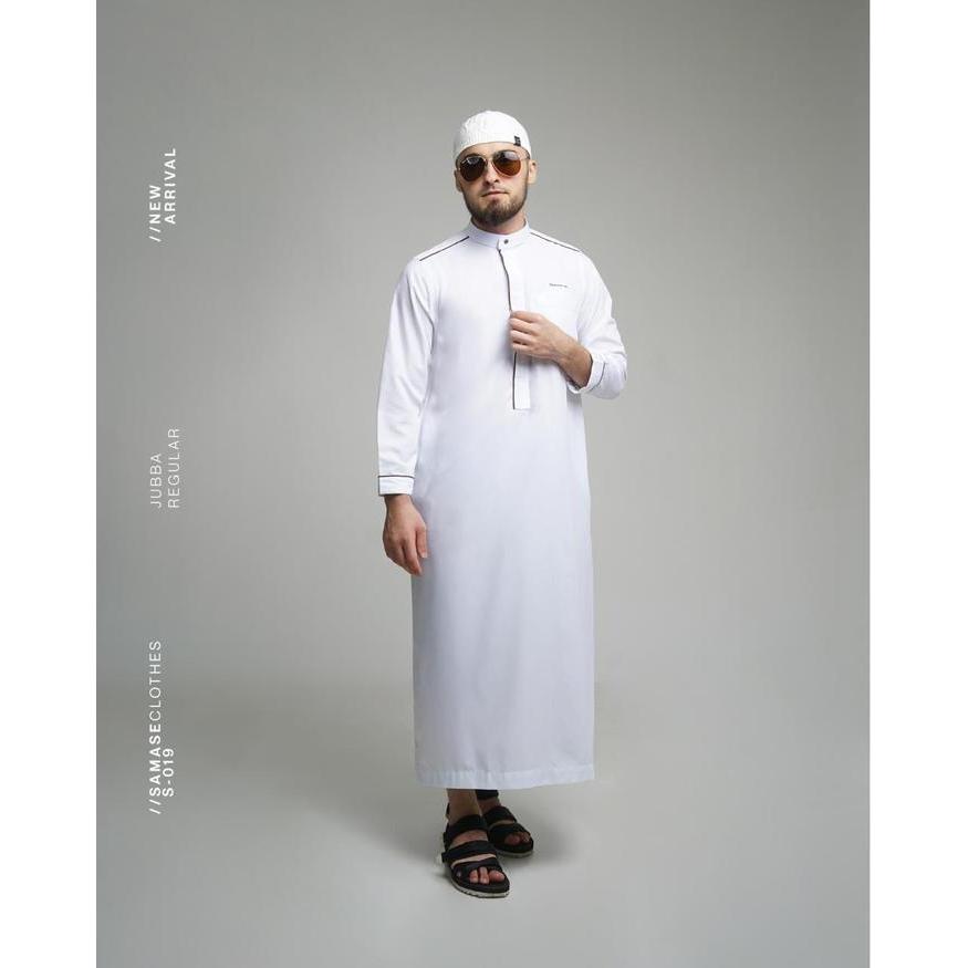 SAMASE Jubba Reguler S019 Jubah Pria Dewasa Lengan Panjang