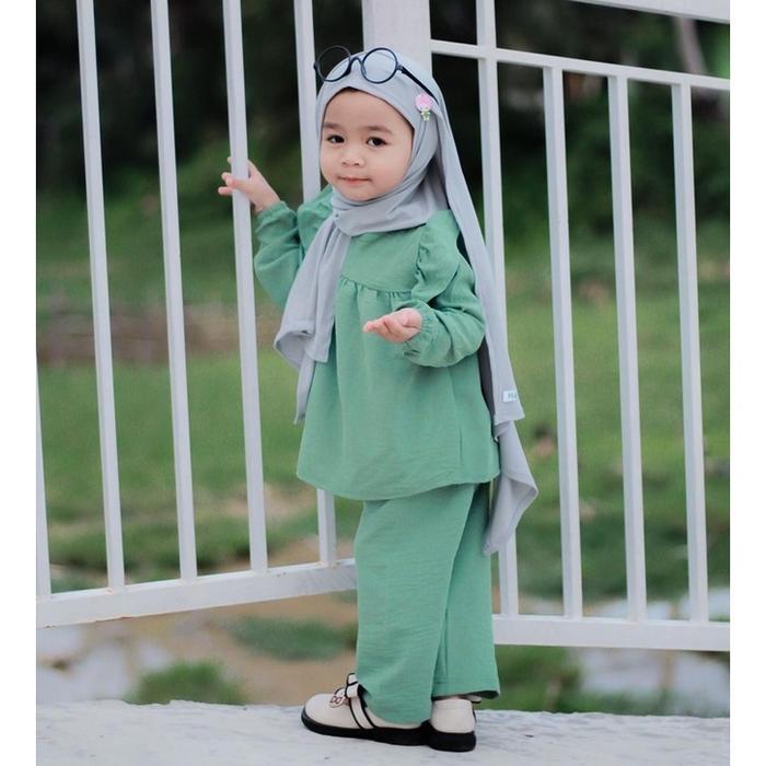 Ini Murah Set Yumna Polos Part 2/Set Anak-Anak