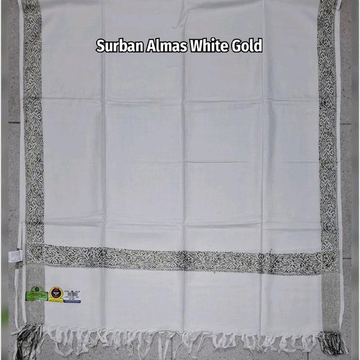 HOT SALE Surban Almas Kashmir Import Panjang Polos