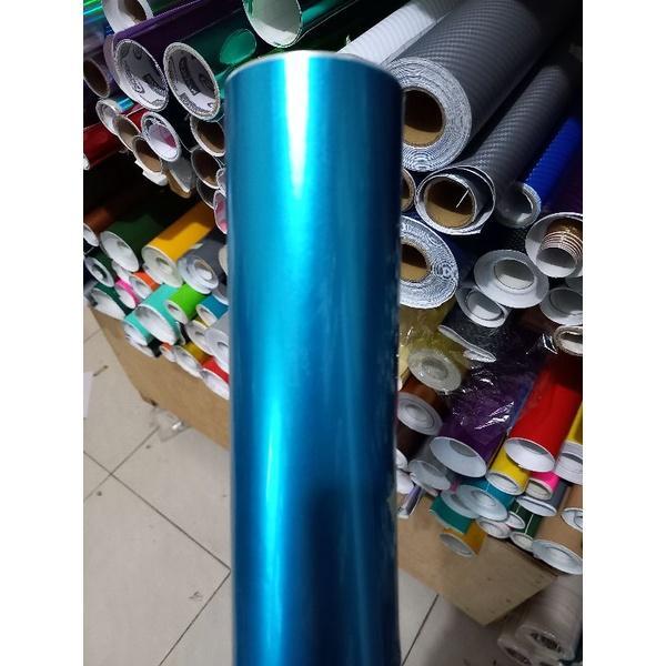 Skotlet Biru Muda Metalik Candy Stiker Skotlet Metalic Candy Skotlet Motor Biru Muda Candy Mett