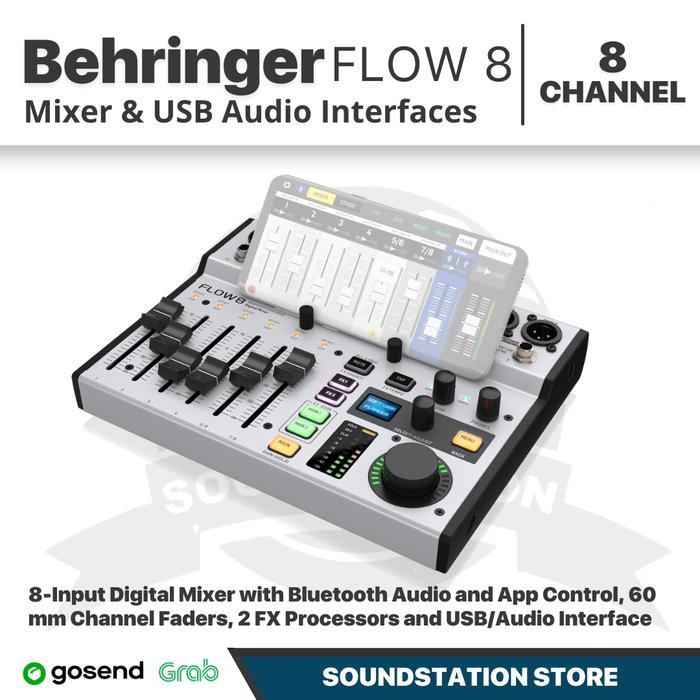 BEHRINGER FLOW 8 DIGITAL MIXER & AUDIO INTERFACE