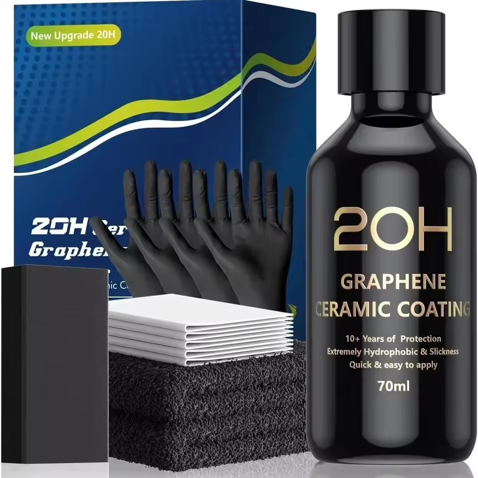 Graphene Ceramic Coating 20H/12H with Self Healing and UV Track Technology Car Detailing Professiona