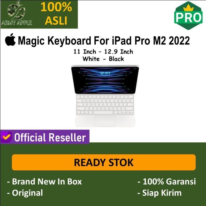Apple Magic Keyboard For Ipad Pro 2022 M2 6Th Gen 12.9 11 Black White