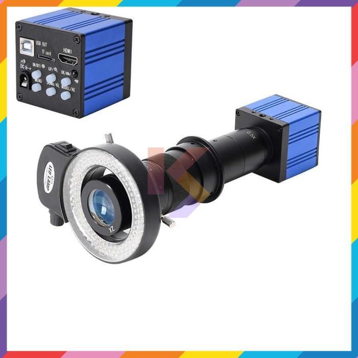 Kamera Mikroskop Industrial Digital 51Mp 1080P 150X Led Usb - Mic-213