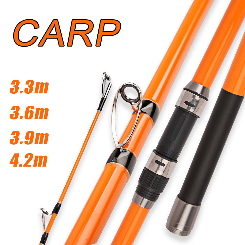 3.3/3.6/3.9/4.2M Carp Rod 35kg Surf Fishing Rod 80-350g 20-60LB Travel Surf Spinning Rod 3 Piece
