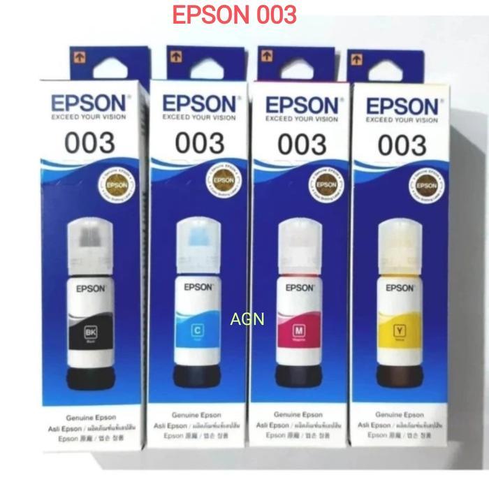 Logitechmeetion - Tinta Epson 003 Black Original L3110 L3150