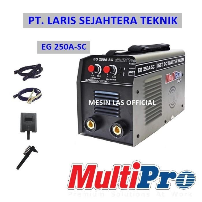 MESIN LAS LISTRIK 450 WATT TRAFO LAS INVERTER MULTIPRO EG 250 A-SC