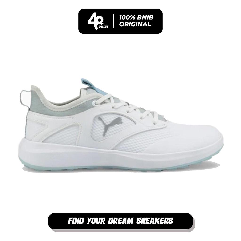 Sepatu Golf Wanita Puma Ignite Malibu White Silver Lucite (376158-01) Original