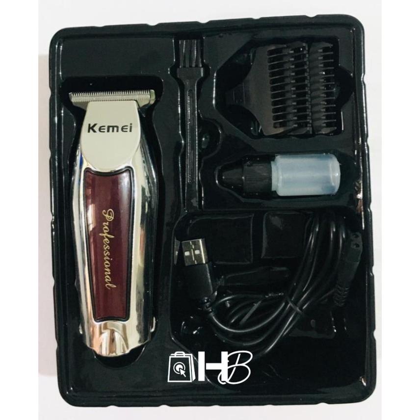 KEMEI 9163 Alat Cukur Rambut Kemei KM-9163 Hair Clipper Trimmer KM 9163 Wireless Mesin Cukur