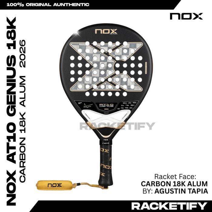 NOX AT10 GENIUS 18K Alum 2026 Agustin Tapia / Raket Padel Nox AT10 18K Agustin Tapia