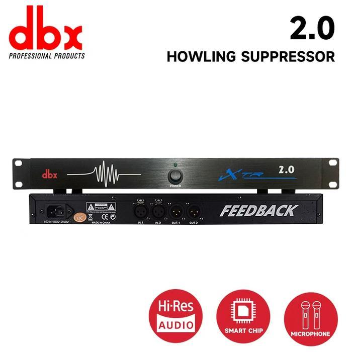 DBX 2.0 Feedback Eliminator, Microphone Noise Eliminator, Audio System Processor Easy to operate