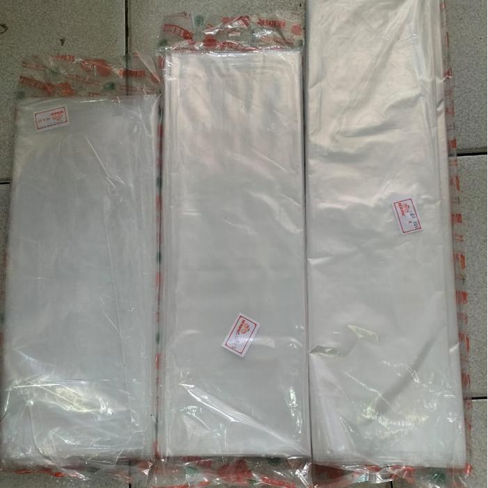 Stok Baru KANTONG PLASTIK PE POLOS/ JERUK BESAR (40x60,50x75,60x100)